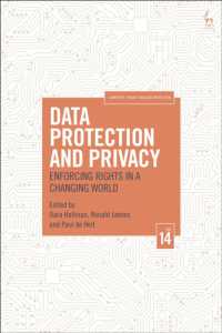 Data Protection and Privacy, Volume 14 : Enforcing Rights in a Changing World (Computers, Privacy and Data Protection)