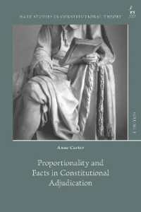 Proportionality and Facts in Constitutional Adjudication (Hart Studies in Constitutional Theory)