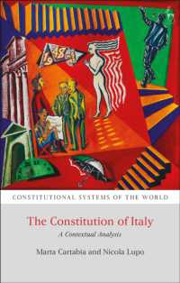 The Constitution of Italy : A Contextual Analysis (Constitutional Systems of the World)