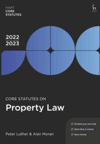 Core Statutes on Property Law 2022-23 (Hart Core Statutes) （7TH）