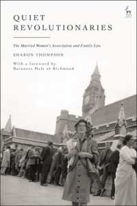 Quiet Revolutionaries : The Married Women's Association and Family Law