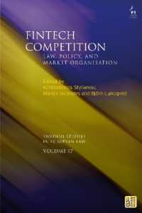 Fintech Competition : Law, Policy, and Market Organisation (Swedish Studies in European Law)