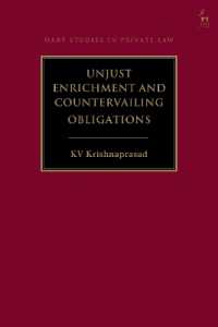 Unjust Enrichment and Countervailing Obligations (Hart Studies in Private Law)