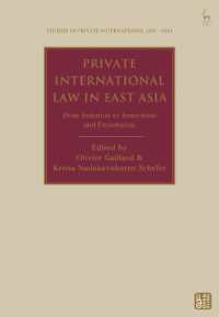 Private International Law in East Asia : From Imitation to Innovation and Exportation (Studies in Private International Law - Asia)