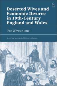 Deserted Wives and Economic Divorce in 19th-Century England and Wales : 'For Wives Alone'