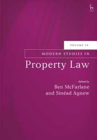 Modern Studies in Property Law, Volume 10 (Modern Studies in Property Law)