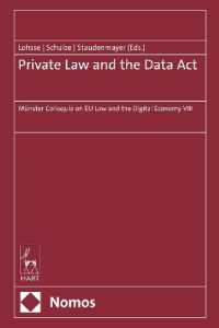 Private Law and the Data Act : Münster Colloquia on EU Law and the Digital Economy VIII