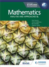 Mathematics for the IB Diploma: Analysis and approaches SL : Analysis and approaches SL