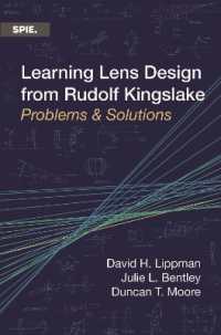 Learning Lens Design from Rudolf Kingslake : Problems & Solutions (Press Monographs)