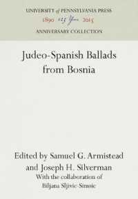 Judeo-Spanish Ballads from Bosnia (Anniversary Collection)