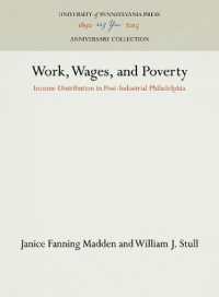 Work, Wages, and Poverty : Income Distribution in Post-Industrial Philadelphia (Anniversary Collection)