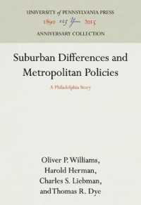 Suburban Differences and Metropolitan Policies : A Philadelphia Story (Anniversary Collection)