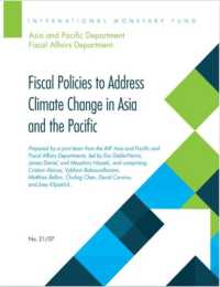 Fiscal Policies to Address Climate Change in Asia and the Pacific (Departmental Papers)