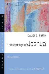 The Message of Joshua (The Bible Speaks Today Series) （2ND）