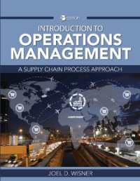 Introduction to Operations Management : A Supply Chain Process Approach （2ND）