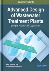 Advanced Design of Wastewater Treatment Plants : Emerging Research and Opportunities