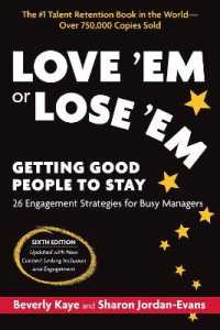 Love 'Em or Lose 'Em : Getting Good People to Stay （6TH）