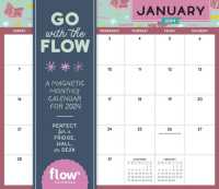 Go with the Flow: A Magnetic Monthly Calendar 2024 : A Magnetic Monthly Calendar for 2024