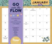 Go with the Flow: Inspiration and Organization for 2025 : A Magnetic Monthly Calendar for a Fridge, Wall, or Desk
