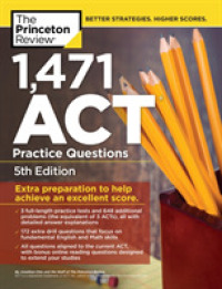 The Princeton Review 1,471 ACT Practice Questions : Extra Preparation to Help Achieve an Excellent Score (Act Practice Questions) （5TH）
