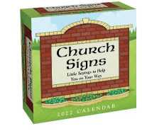 Church Signs 2022 Day-to-day Calendar -- Calendar (English Language Edition)