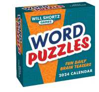 Will Shortz Games: Word Puzzles 2024 / Boxed