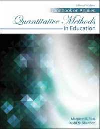Handbook on Applied Quantitative Methods in Education （2ND Spiral）