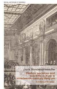 Medical Societies and Scientific Culture in Nineteenth-Century Belgium (Social Histories of Medicine)