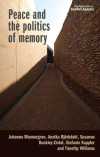Peace and the Politics of Memory (New Approaches to Conflict Analysis)