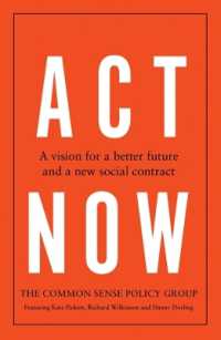 Act Now : A Vision for a Better Future and a New Social Contract