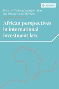 African Perspectives in International Investment Law (Melland Schill Perspectives on International Law)
