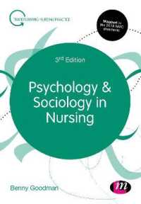 Psychology and Sociology in Nursing (Transforming Nursing Practice Series) （3RD）