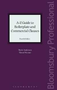 A-Z Guide to Boilerplate and Commercial Clauses （4TH）