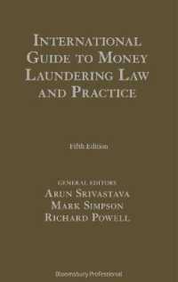 International Guide to Money Laundering Law and Practice （5TH）