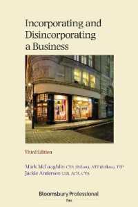 Incorporating and Disincorporating a Business -- Paperback / softback （3 ed）