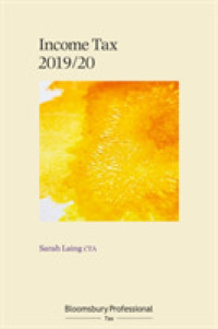 Bloomsbury Professional Income Tax 2019/20 (Core Tax Annuals)