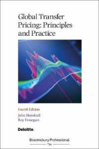Global Transfer Pricing: Principles and Practice -- Paperback / softback （4 ed）