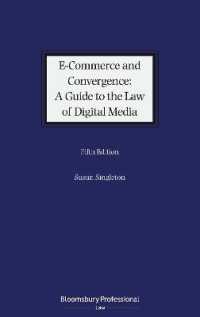 E-Commerce and Convergence: a Guide to the Law of Digital Media （5TH）