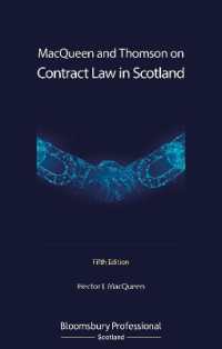 MacQueen and Thomson on Contract Law in Scotland （5TH）
