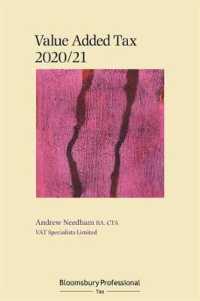 Bloomsbury Professional Vat 2020/21 (Core Tax Annuals)
