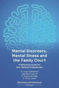 Mental Disorders, Mental Illness and the Family Court : A Reference Guide for Non-Medical Professionals