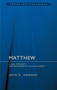 Matthew : A Call for Unity and Responsibility in the Church (Focus on the Bible)