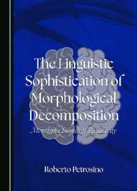 The Linguistic Sophistication of Morphological Decomposition : More than Islands of Regularity