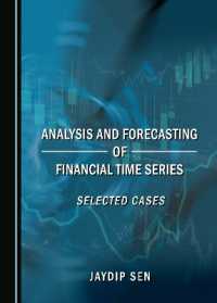 Analysis and Forecasting of Financial Time Series : Selected Cases