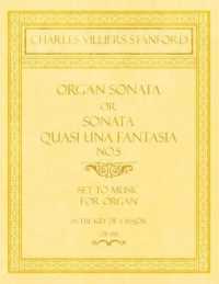 Organ Sonata or Sonata Quasi una Fantasia No.5 - Set to Music for Organ in the Key of A Major - Op.159