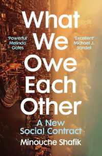 『２１世紀の社会契約』（原書）<br>What We Owe Each Other : A New Social Contract