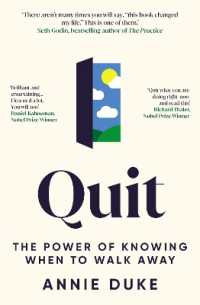 Quit : The Power of Knowing When to Walk Away -- Paperback / softback