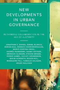 New Developments in Urban Governance : Rethinking Collaboration in the Age of Austerity
