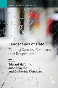 Landscapes of Hate : Tracing Spaces, Relations and Responses (Spaces and Practices of Justice)