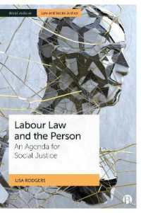 Labour Law and the Person : An Agenda for Social Justice (Bristol Studies in Law and Social Justice)